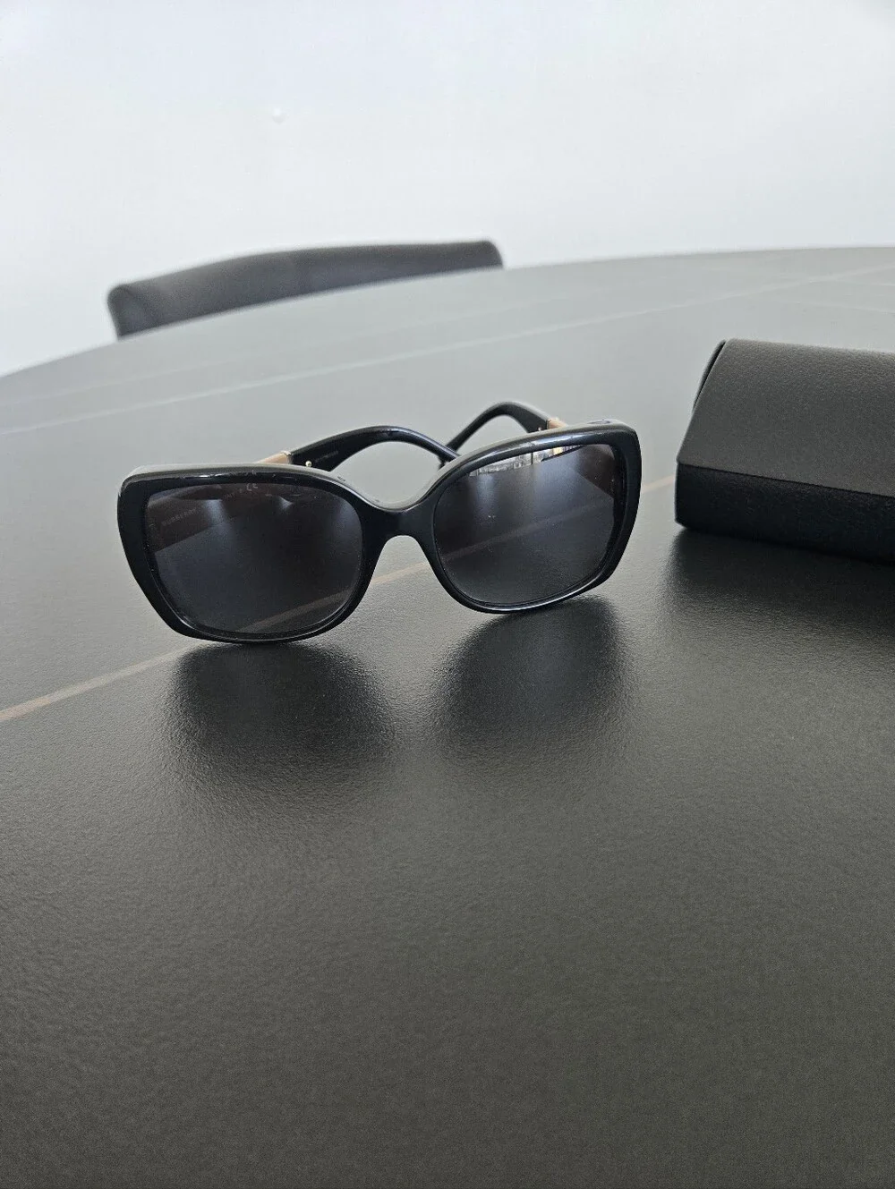 Burberry Black Women's Oversized Sunglasses